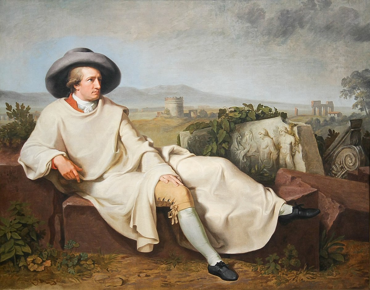 1200px Johann Heinrich Wilhelm Tischbein Goethe in der roemischen Campagna