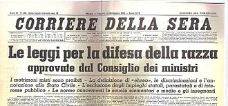 Corriere testata 1938