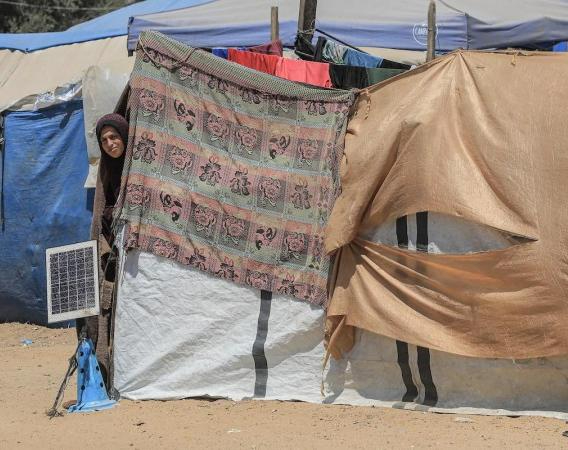 Com&#039;è il vivere in una tenda a Gaza