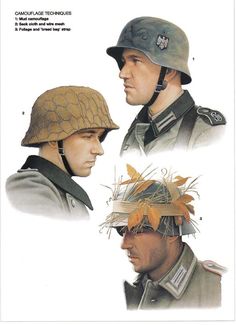 WEHRMACHT   Wehrmacht Combat Helmets 1933 45 Brian C. Bell copy